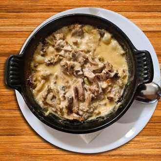 Gyros-Pilz-Pfännchen